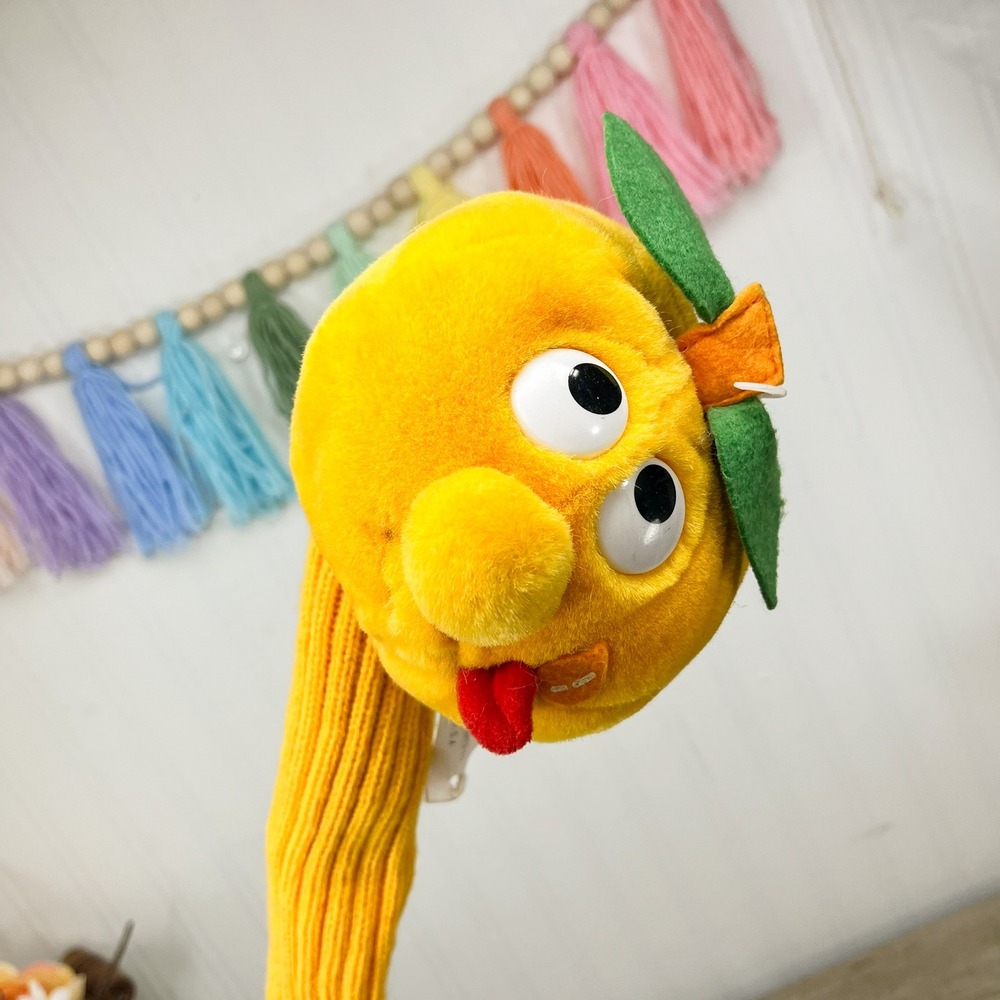 Vintage Masters Sports Co Orange Fruit Plush Golf Club Head Cover Novelty Derpy - Picture 9 of 11
